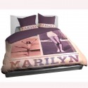 Housse de couette RADIO DAY MARILYN 240 x 220 + 2 Taies   coton