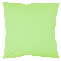 Lot de 2 Taies d oreiller à volants  63x63  VERT  Coton