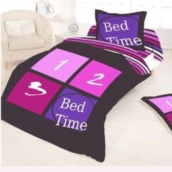 Housse de couette BED TIME STRIPES 1 2 3 140 x 200 +1 Taie