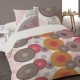 Housse de couette CANDY DOTS Gris 240 x 220 +2 Taies  Coton