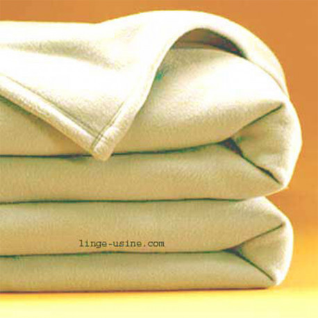 COUVERTURE POLAIRE 260 X 240 IVOIRE 350 gr norme ISO