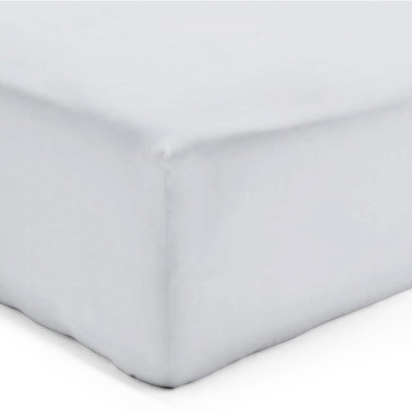Drap Housse BEIGE COQUILLE Jersey  Coton Bonnet de 30 cm 80 x 200 cm 