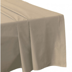 DRAP PLAT 240 x 300 FICELLE  Véritable Percale coton 80 fils