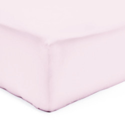 Drap Housse 160 x 200 cm Flanelle ROSE Sim 160 gr-m2