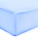 Drap Housse BLEU CIEL  Jersey  Coton Bonnet de 30 cm 140 x 190 cm