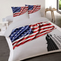 Housse de couette US FLAG drapeau usa 240 x 220 +2 Taies  Coton