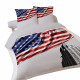 Housse de couette US FLAG drapeau usa 240 x 220 +2 Taies  Coton