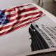 Housse de couette 140 x 200 + 1 Taie US FLAG Drapeau USA coton