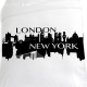 Housse de couette NEW YORK A LONDON BUILDING  140 x 200 + 1 Taie  100%  Coton