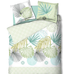 Housse de couette 260 x 240 +2 Taies OASIS Coton