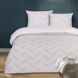 Parure de draps  pour lit de 160 x 200 cm  4 PIECES MARE Coton 57 fils supérieur
