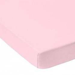 Drap Housse 140 x 190 cm SIM ROSE  Coton Bonnet 27 cm