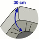 Drap Housse COQUILLE  Jersey  Coton Bonnet de 30 cm 140 x 190 cm 