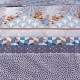 Parure de draps GAURA GRIS - PARME pour lit de 140 x190 cm  4 PIECES