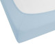 Drap Housse Jersey 220 gr 180x200 cm Bleu ciel Coton Bonnet de 30 cm en déstockage