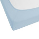 Drap Housse Jersey 220 gr 140à160x200 cm Bleu ciel Coton Bonnet de 30 cm en déstockage