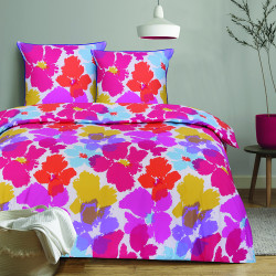Housse de couette RITTA DESTOCK 260 x 240 +2 Taies Coton 57 fils supérieur
