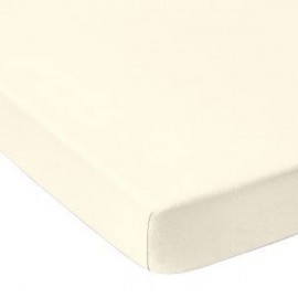 Drap Housse Jersey Coton 90 x 190 cm COQUILLE bonnet 27 cm