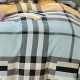 Housse de couette   240 x 220 +2 Taies CARRO-LIGNES CIEL Coton Supérieur