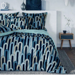 Housse de couette KINBER DESTOK 200 x 200 +2 Taies Coton 57 fils supérieur
