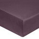 Drap Housse AUGERGINE  Jersey 160 gr Coton Bonnet de 30 cm 140 x 190 cm