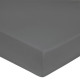 Drap Housse ARDOISE  Jersey 160 gr Coton Bonnet de 30 cm 140 x 190 cm