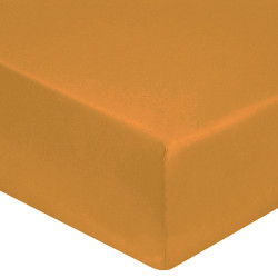 Drap Housse SAFRAN Jersey  Coton 160 gr-m2 Bonnet de 30 cm 140 x 190 cm