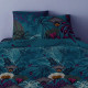 Parure de draps BOTANIQUE VERT pour lit de 160 x200 cm  4 PIECES