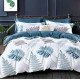 Housse de couette   220 x 240 +2 Taies MENGXIN TURQOISE  Coton Supérieur