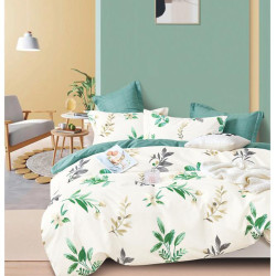 Parure de draps YYT Jaune pour lit de 140 x190 cm  4 Pièces en déstockage