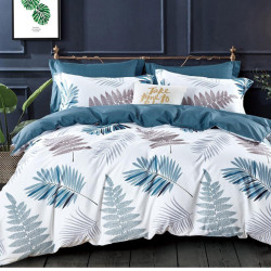 Parure de draps MENGXIN TURQUOISE pour lit de 160 x200 cm  4 Pièces en déstockage