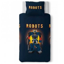 Housse de Couette 140 X 200 cm +1 Taie le ROBOT Robby