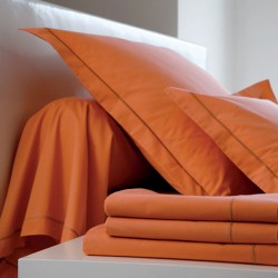 DRAP HOUSSE 150 x 200 ORANGE bonnet 27