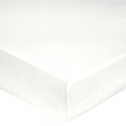 DRAP HOUSSE 160 x 200 BLANC bonnet 27