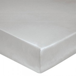 DRAP HOUSSE 180 x 200  PERLE bonnet 27 cm Blanc Des Vosges