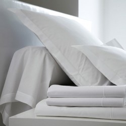 TAIE D OREILLER 65x65 BLANC