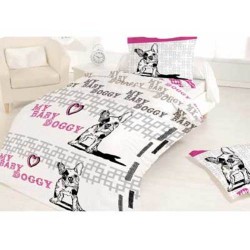 Housse de couette 140 x 200 +1 Taie BABY DOGGY chien